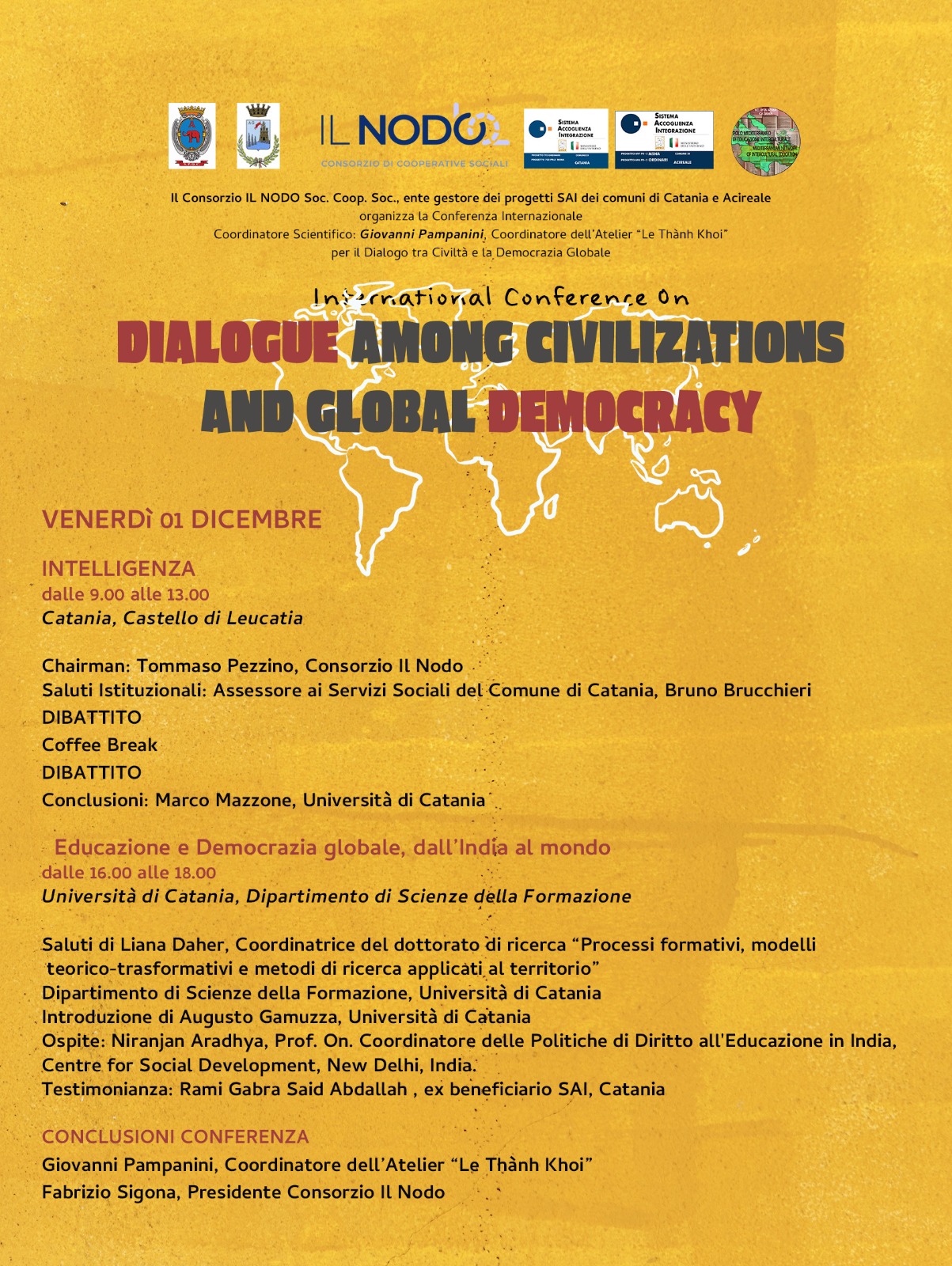 dialogo tra civiltà e democrazia globale